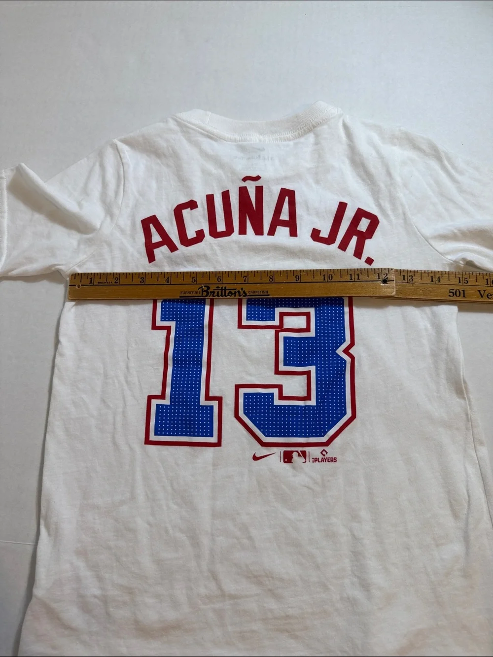 Youth Nike Atlanta Braves Acuna Jr. Tee Shirt